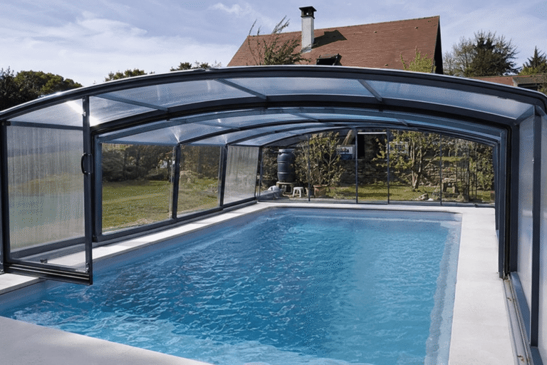 Abri piscine fabrication maison