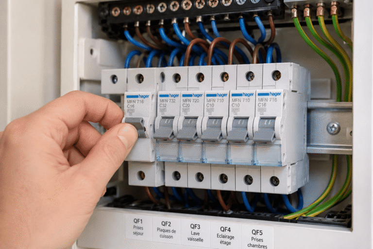 Combien de prises peut-on installer sur un disjoncteur 16A