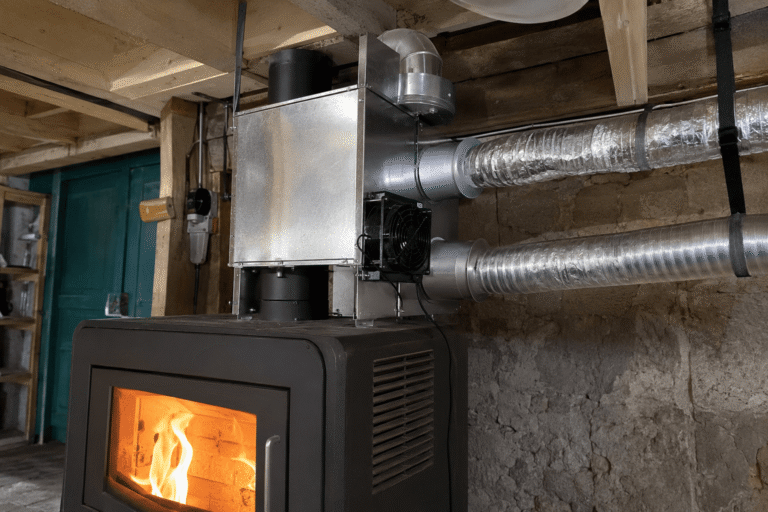 Fabriquer un récupérateur de chaleur pour poêle à bois