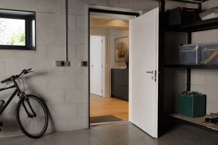 Porte isolante entre garage et maison
