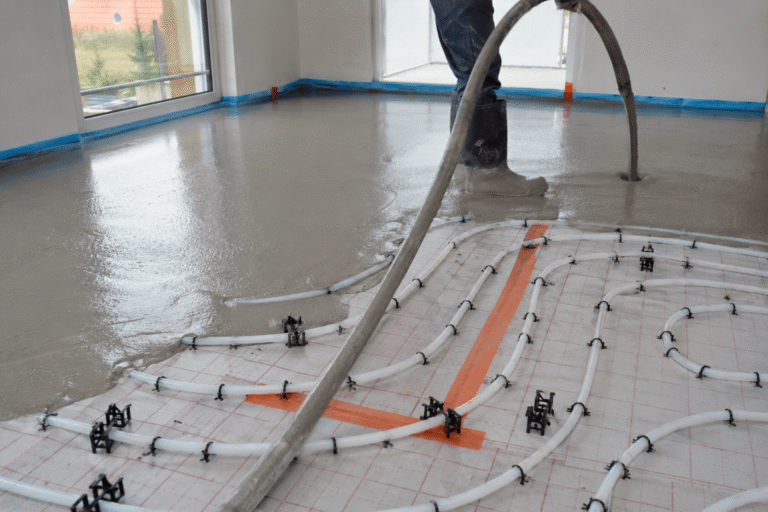 Quelle chape choisir pour un plancher chauffant Thermofloor
